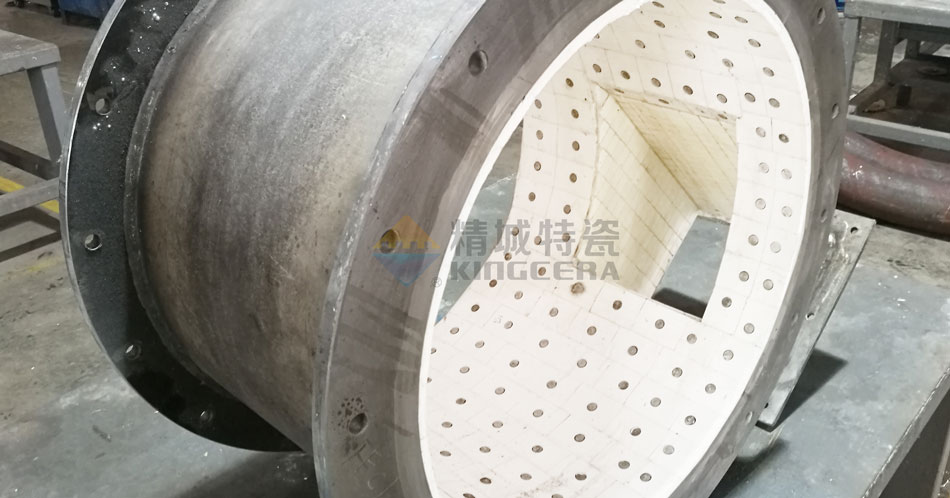 螺柱焊接型耐磨陶瓷管